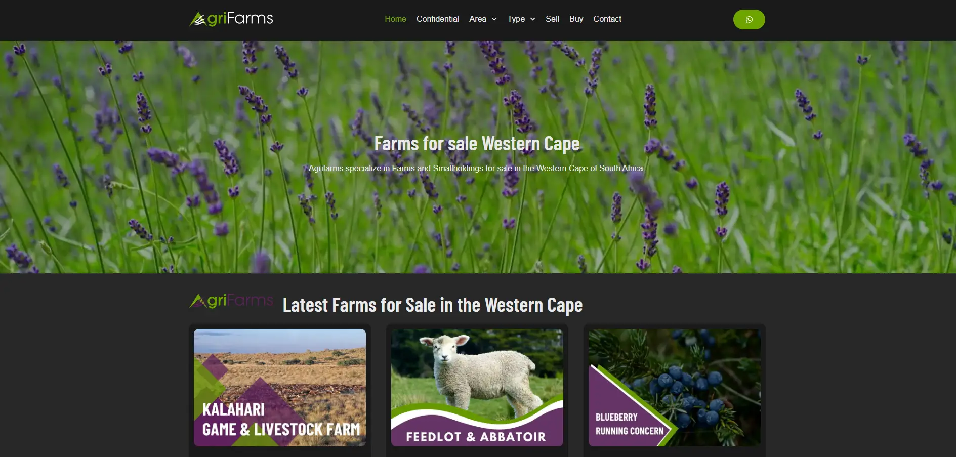 Farms for sale Western Cape