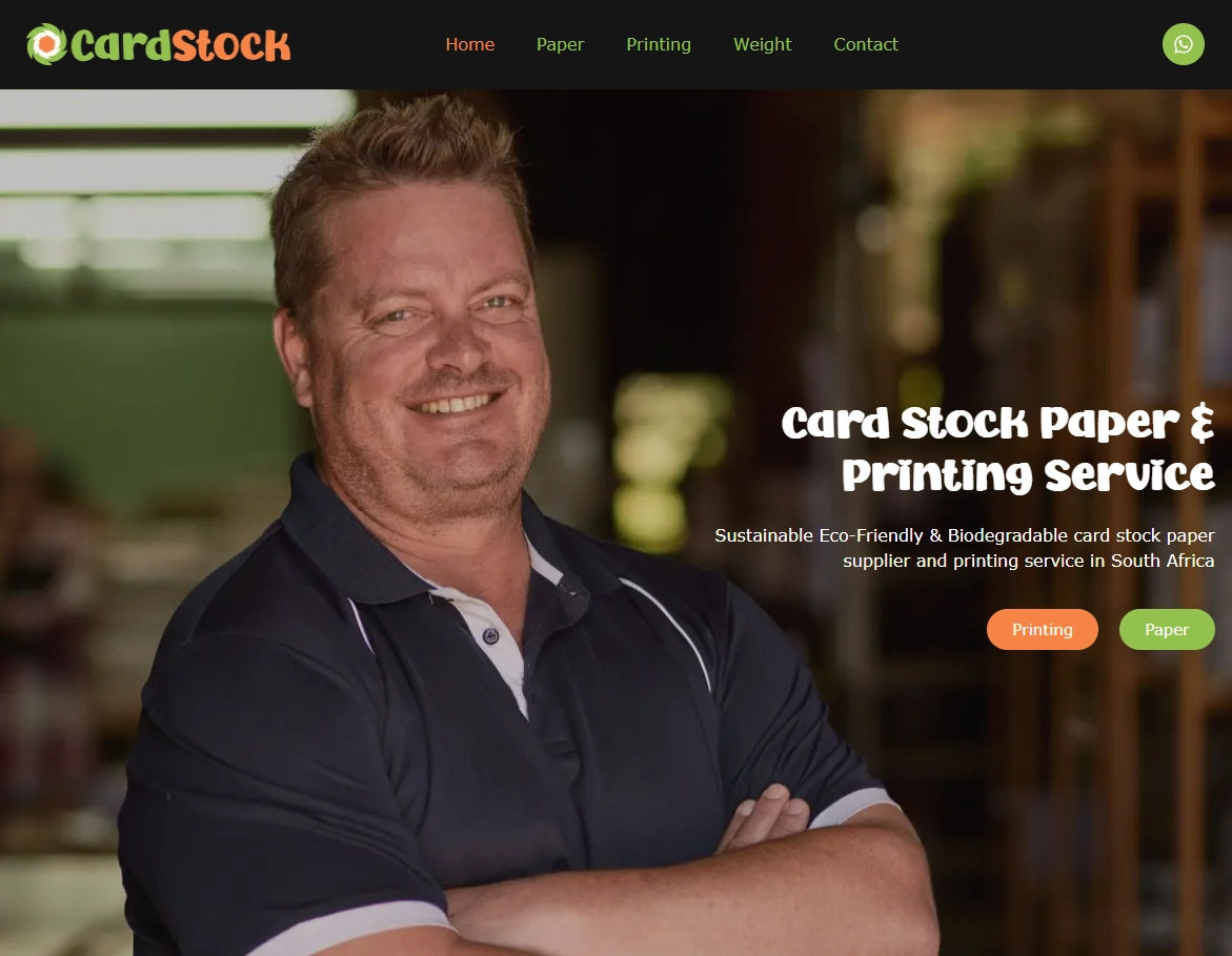 card stock south africa
